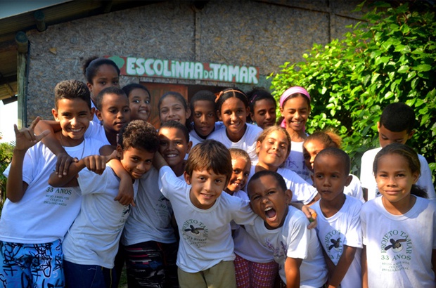 Escolinha do Tamar em Arembepe é selecionada para participar do Criança Esperança