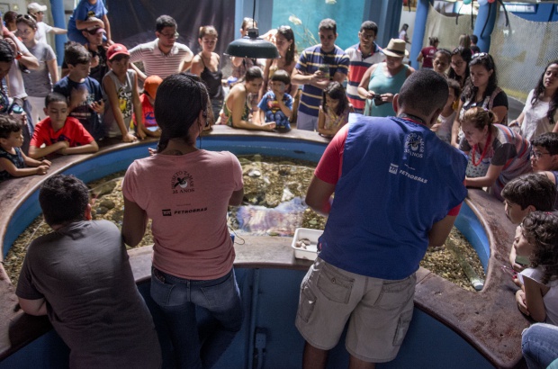 Mês de outubro juntou uma galerinha parceira das tartarugas