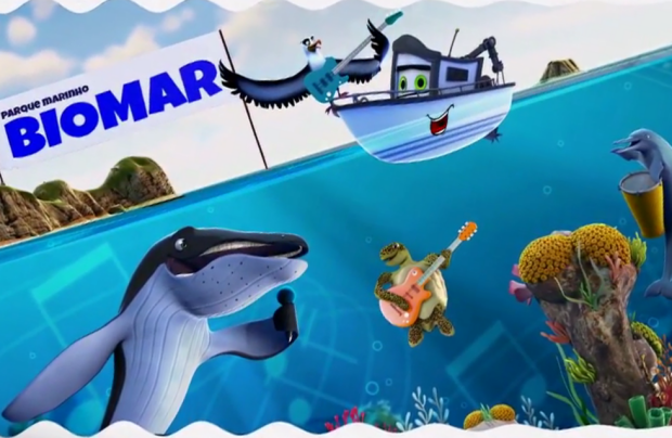 Rede Biomar lança animação infantil com personagens das espécies ameaçadas