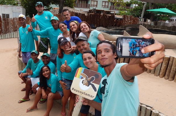 Visita de pescadores da Associação Peixe-boi rendeu boas histórias para contar